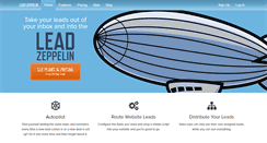 Desktop Screenshot of leadzep.com