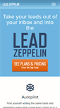 Mobile Screenshot of leadzep.com